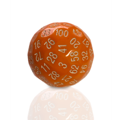 D100 Dice - Orange